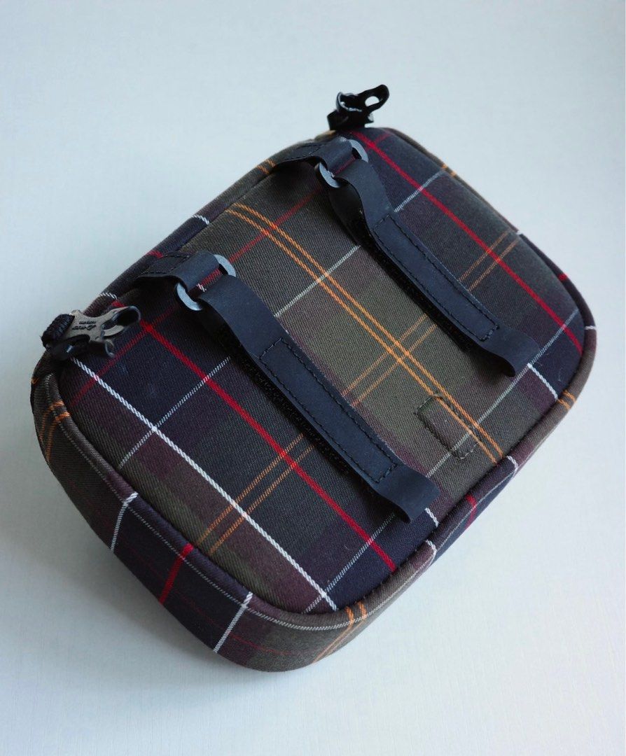 Barbour × BROMPTON ZIP POUCH Brompton Barbour Zip Pouch - Tartan