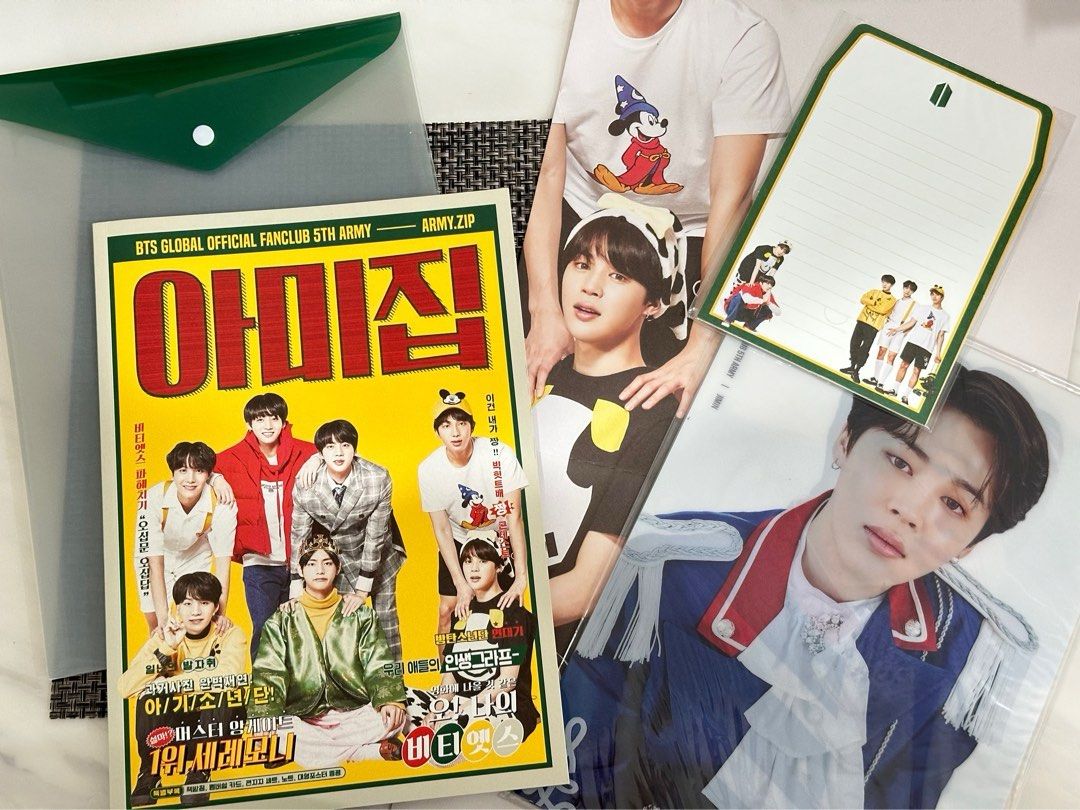 移民放售）BTS 官方會員5期Army Zip, 興趣及遊戲, 收藏品及紀念品, 韓
