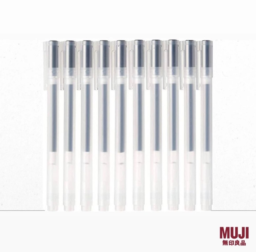 Muji Erasable Ballpoint Pens 0.5mm 4-colors Pack
