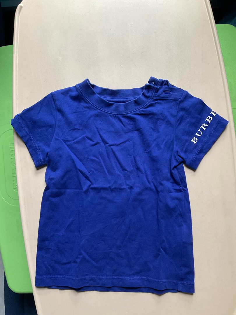 Burberry shirt kids blue outlet