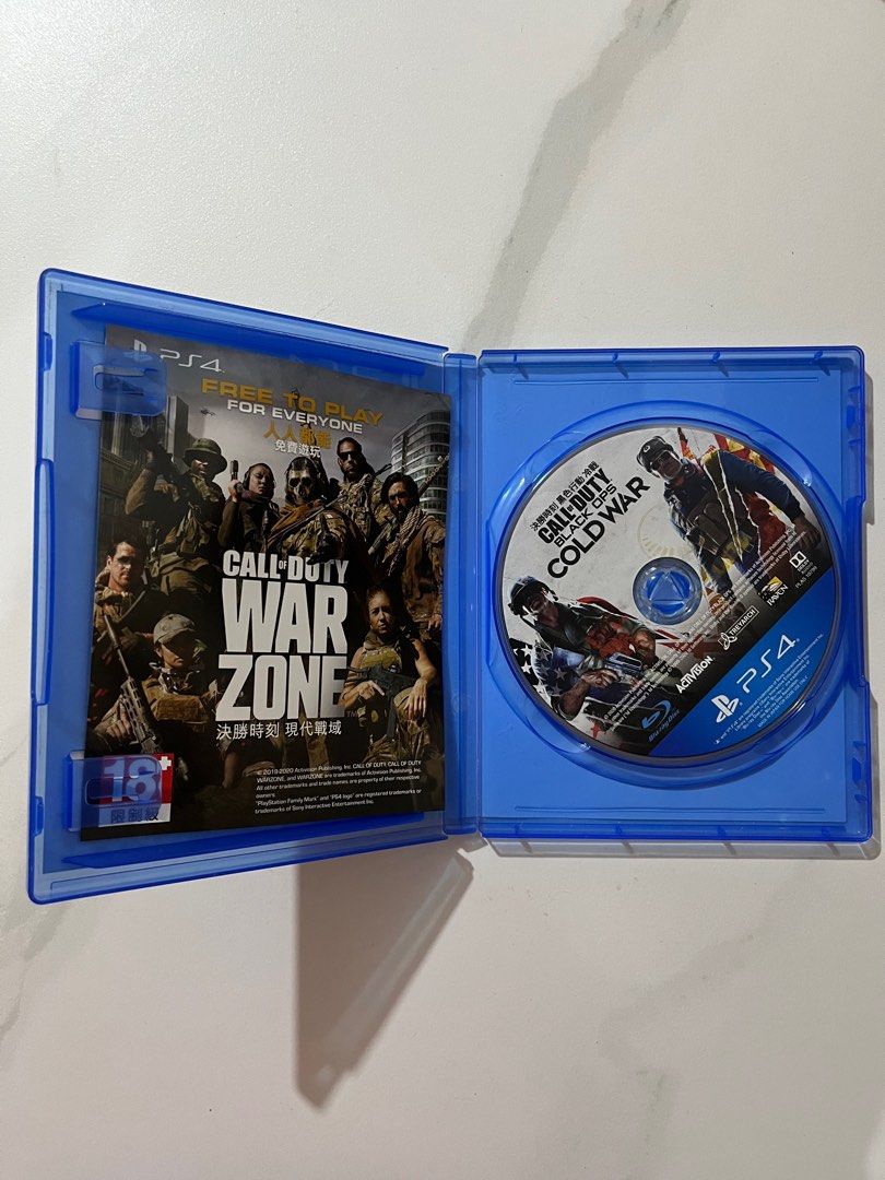 Call of Duty: Black Ops Cold War (Category: PlayStation) located in Quezon City. Submitted by giadg (Listing ID 1277712968, Image 3). Description: 🏷️ Call of Duty: Black Ops Cold War (PS4) Price: 1,200 MOP: GCASH or BDO MOD: Lalamove/J&T or LBC QC area Selling as is Condition: - lightly used - Bought from DataBlitz RFS: no more time to play DM if interested! Can also send more photos for physical condition (case/disk). .