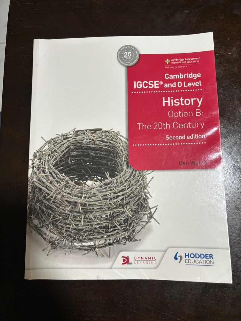 Cambridge igcse o level history option b the 20th century hobbies