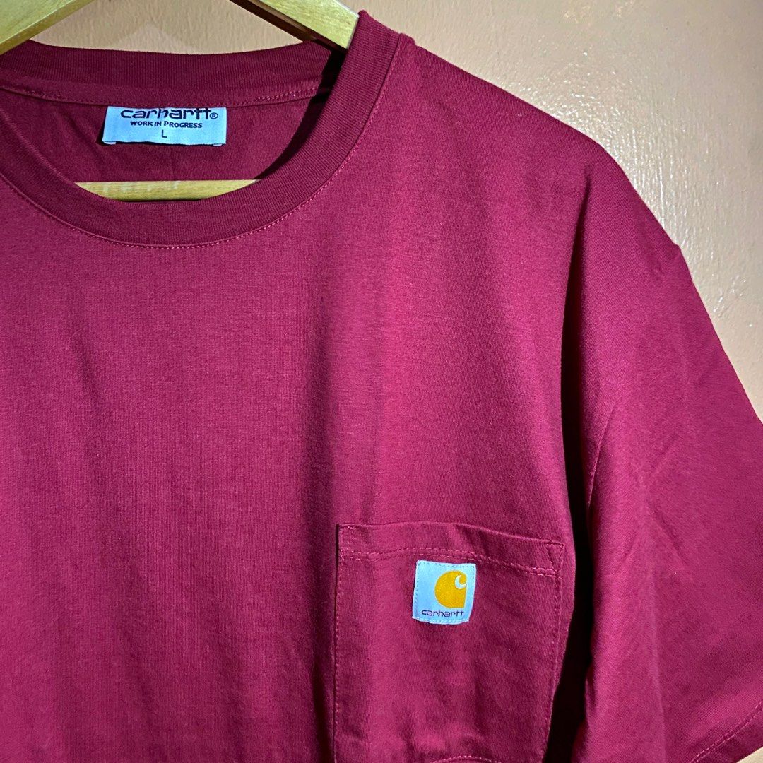 Maroon shirt, Men's Fashion, Tops & Sets, Tshirts & Polo Shirts on