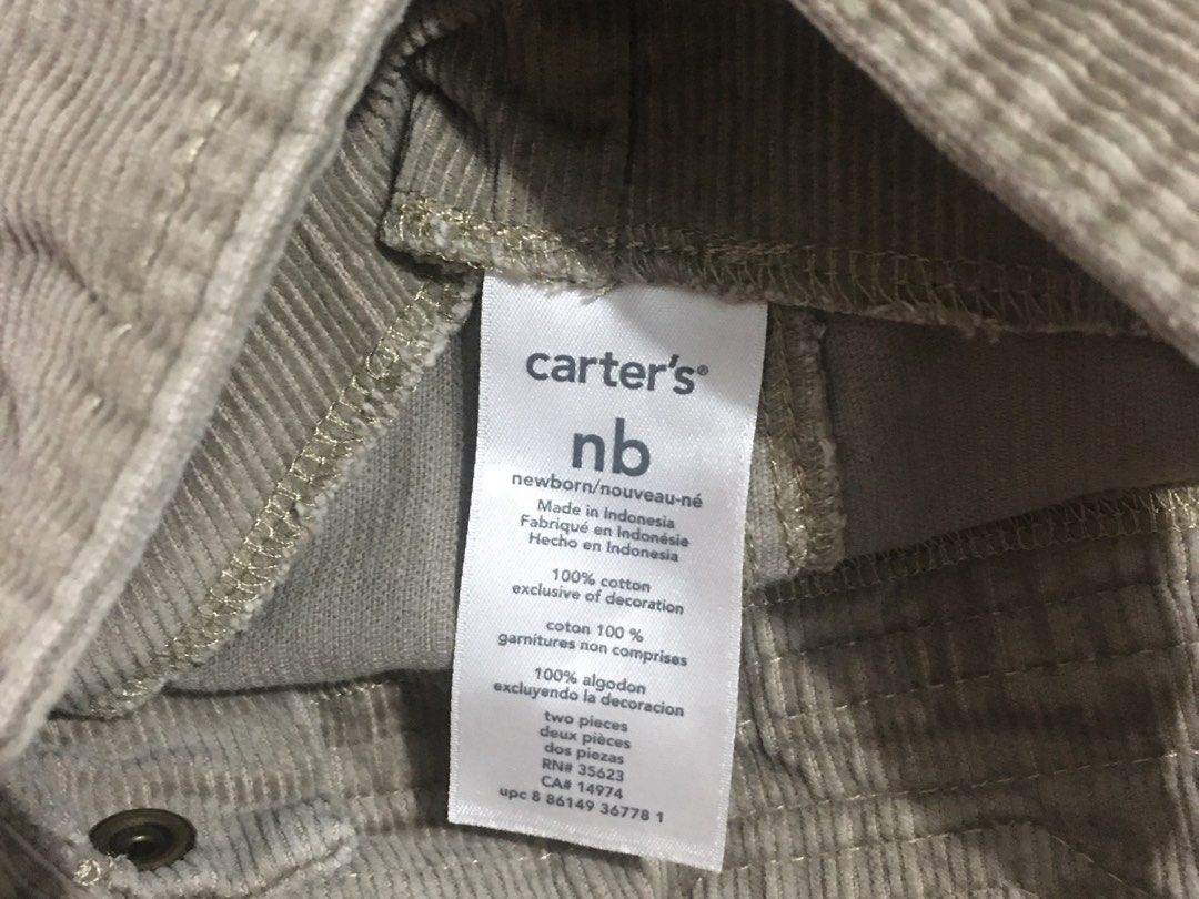 Carter's corduroy sale jumper