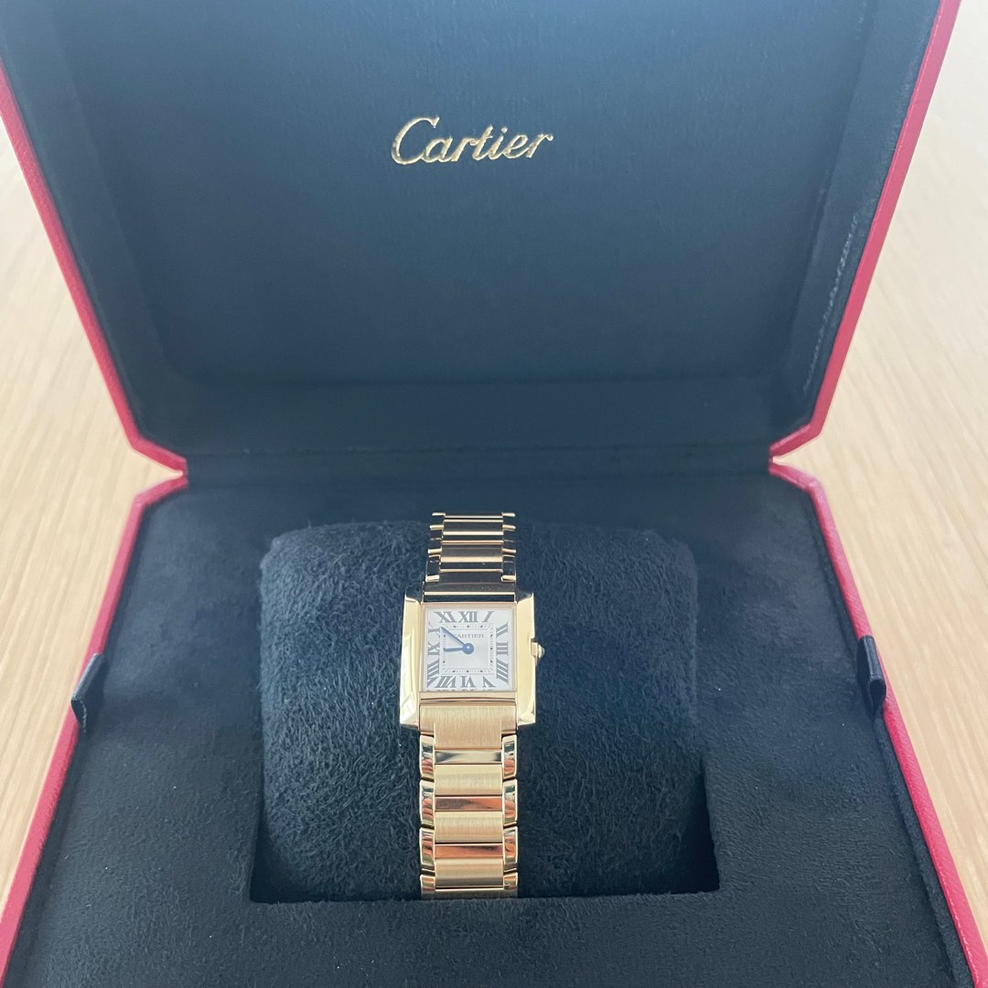 Cartier Tank Francaise Small Yellow Gold BRAND NEW Luxury