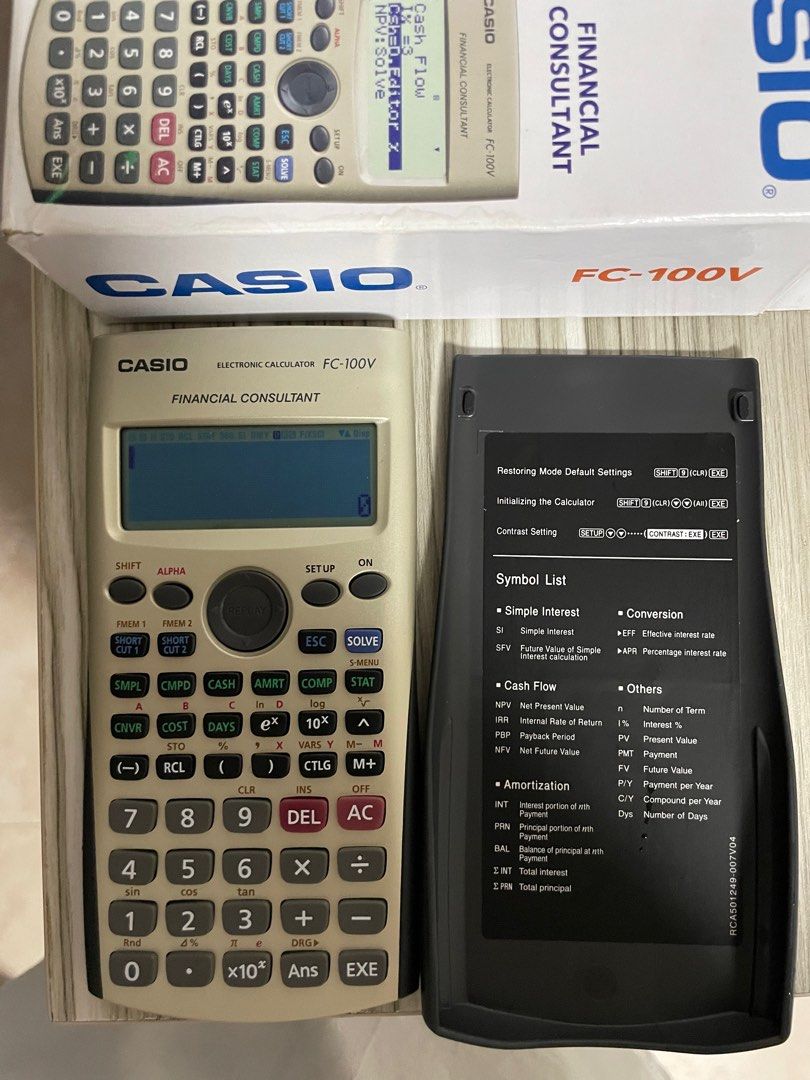 Casio FC-100V, Computers & Tech, Office & Business Technology on Carousell