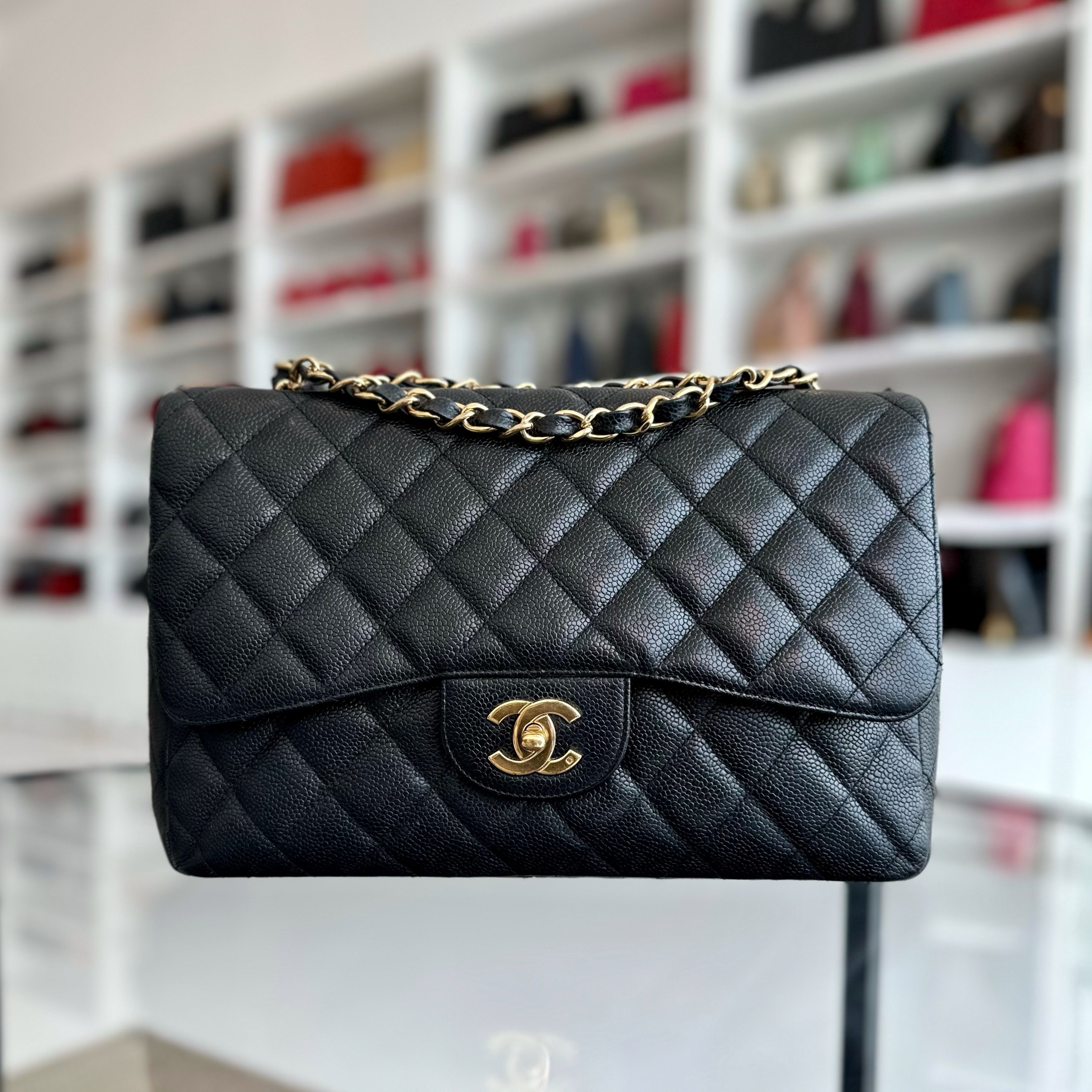 Chanel jumbo single flap discount