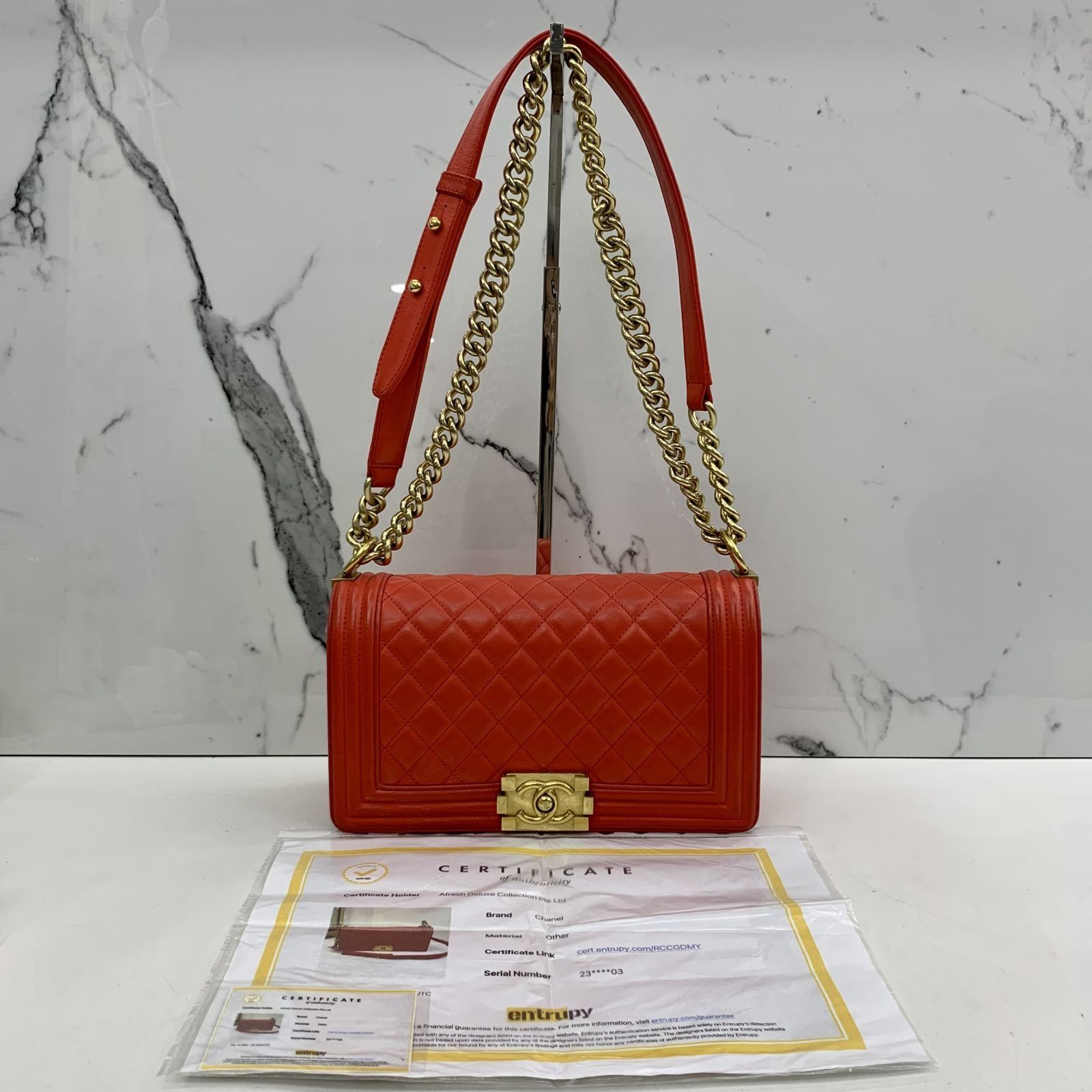 Red boy bag hotsell