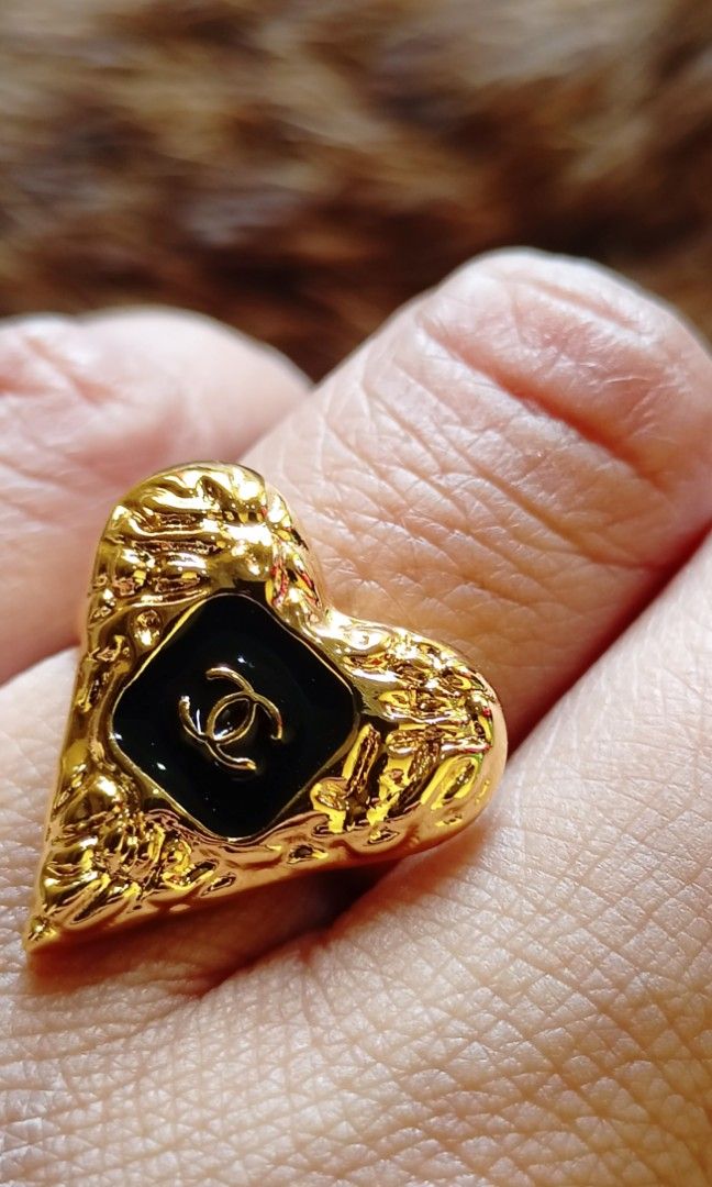 Vintage chanel ring hot sale