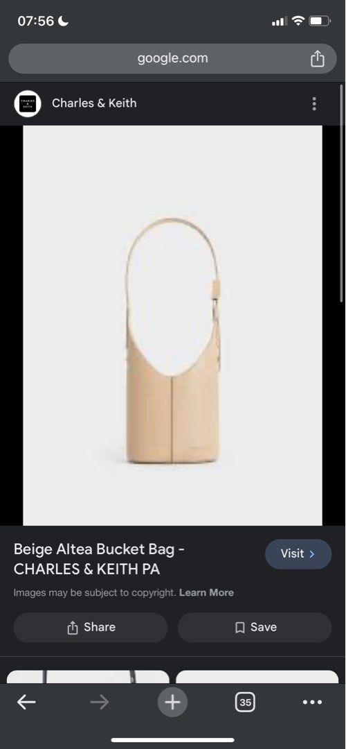 Charles & Keith Altea Bag (Category: Shoulder Bags) located in Pasay City. Submitted by juno_raph (Listing ID 1277859574, Image 2). Description: Charles & Keith Beige Altea Bag Brand new; never used Complete Packaging Rfs: Not preference Price is negotiable.