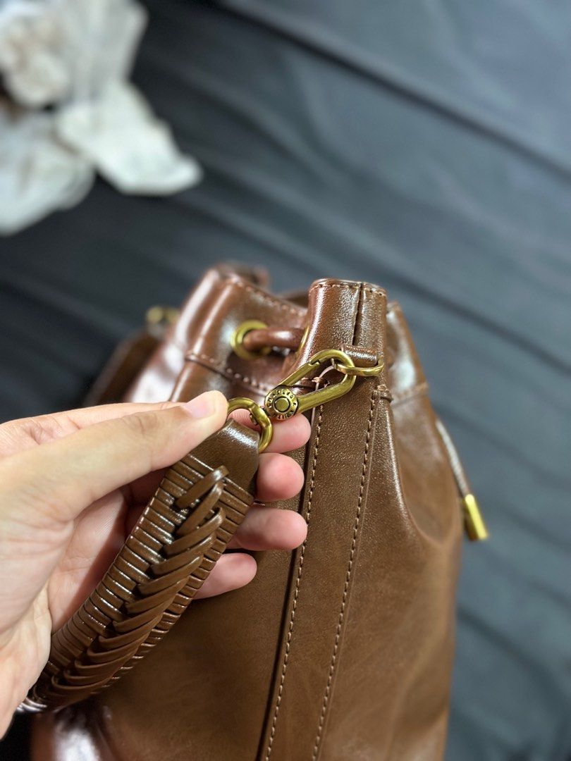 CHARLES KEITH DRAWSTRING BUCKET BAG Women s Fashion Bags
