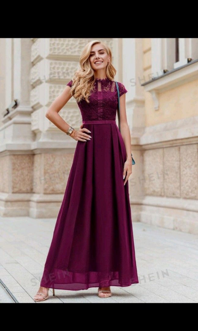 Chiffon gown top dress