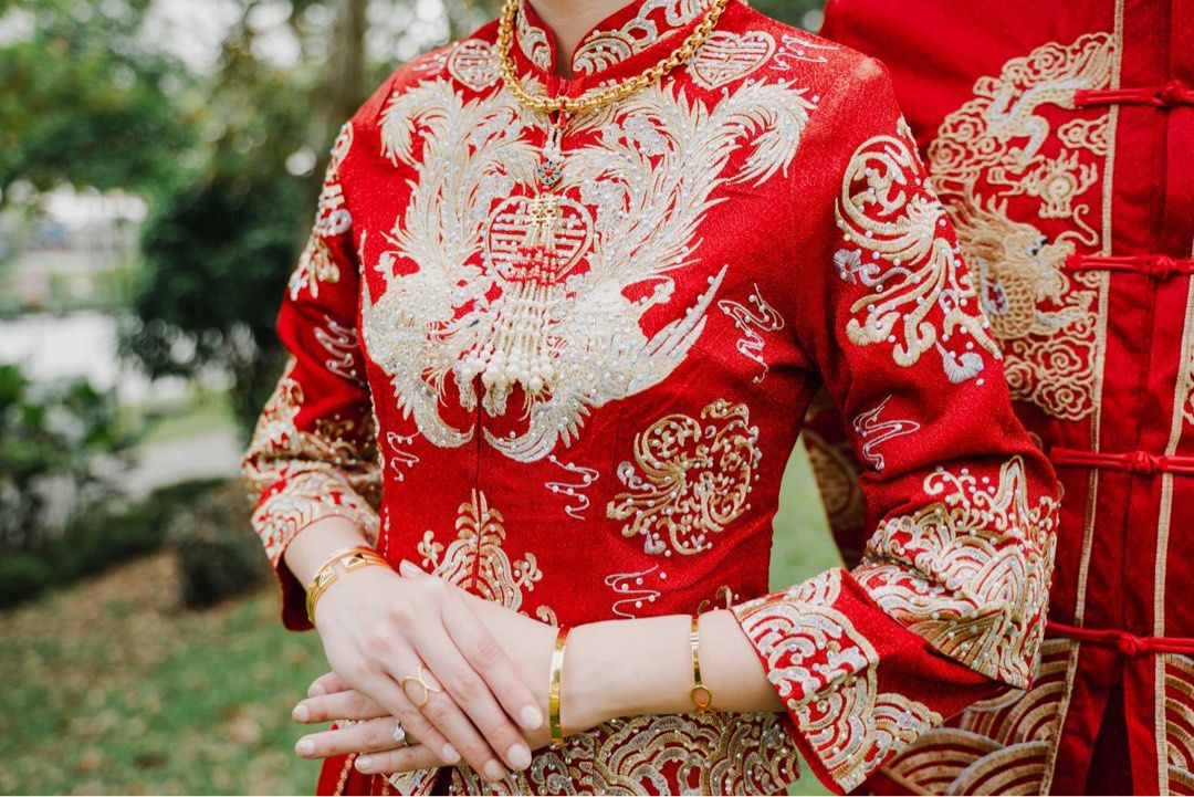 Chinese Traditional Wedding Kua Ma Gua Bride Groom