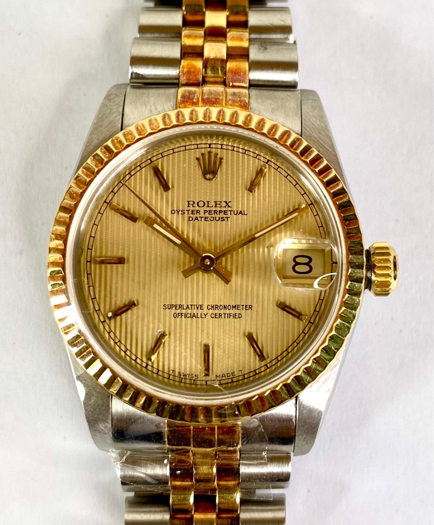 Clearance Sales Rolex 68273 Automatic Half Gold Midsize Watch