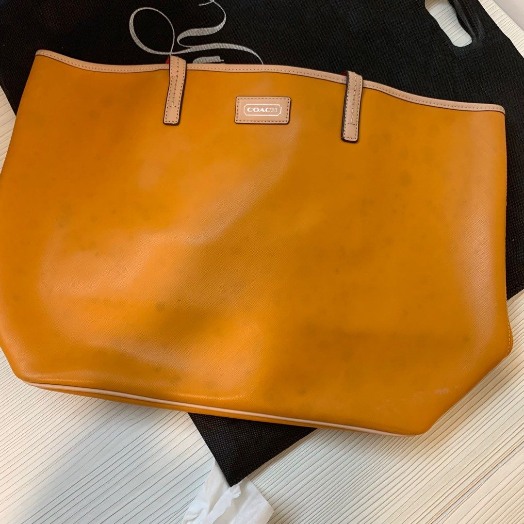 Coach Mustard Tote