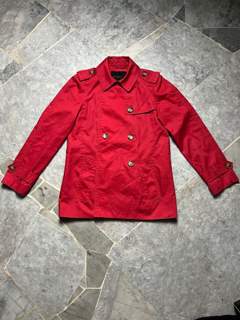 Coach mens sales trench coat