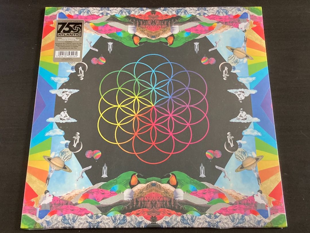 COLDPLAY A Head Full Of Dreams LIMITED COLOR 2xLP