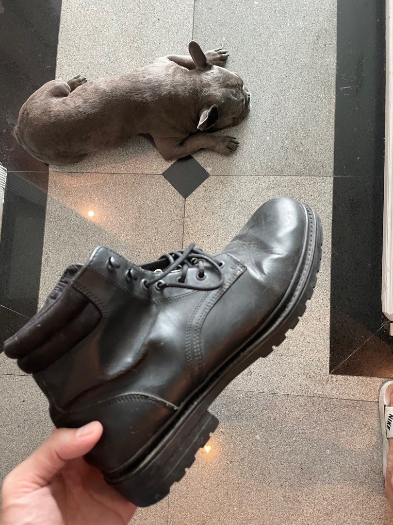Zara store combat boots