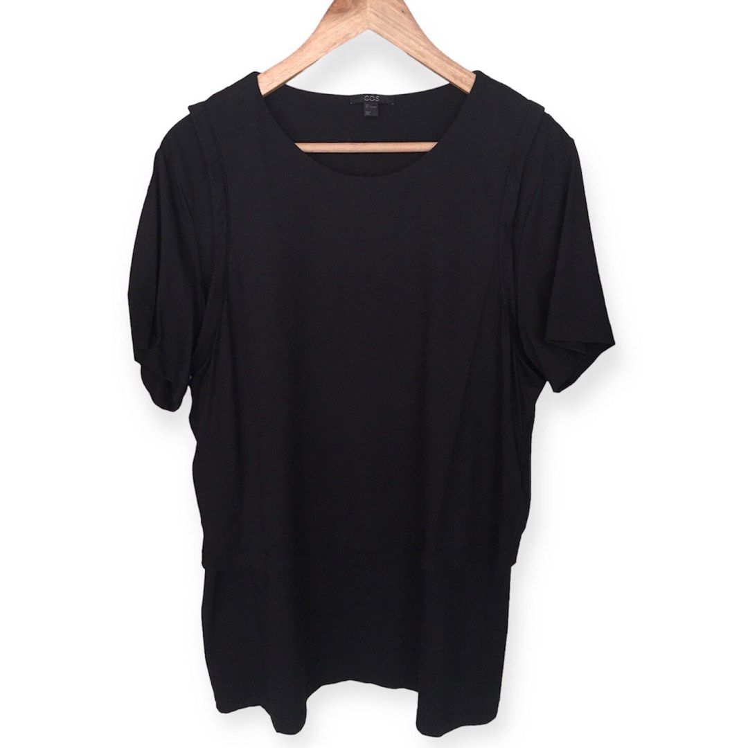 COS - Double Layered Top, Women's Fashion, Tops, Blouses on Carousell
