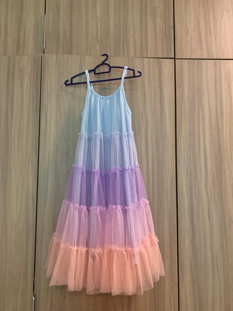 Cotton On Kids Rainbow Tutu Dress size 3 4