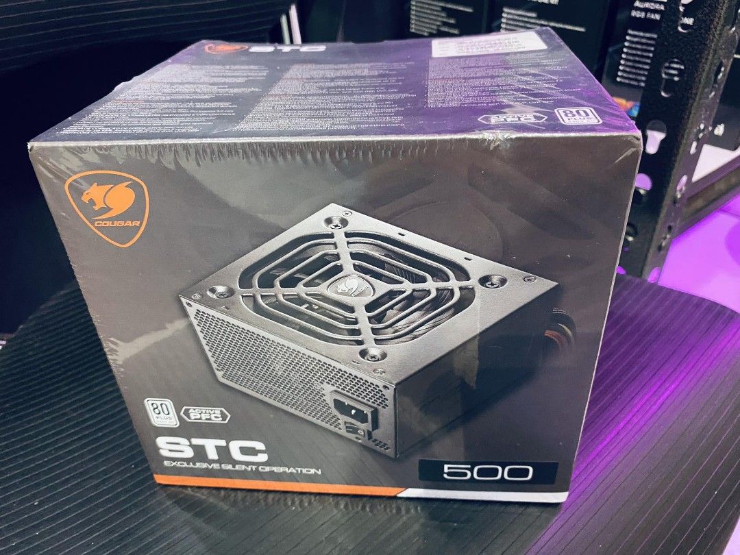 Cougar 500W 80+ Active PFC Power Supply PSU STC500 (Category: Computer Parts) located in Makati City. Submitted by slaccessoriesshop (Listing ID 1277680242, Image 1). Description: Cougar 500W 80+ Active PFC Power Supply PSU STC500 ----------- 🛵 SAME DAY DELIVERY within Metro Manila via lalamove ✅ Open for pick-up / walk-ins 💸 Cash on Delivery 💯 Original/Brand New/Sealed ✅ With Warranty 🔧 With Technical Support 📋 We issue BIR RECEIPT 📦 Accep