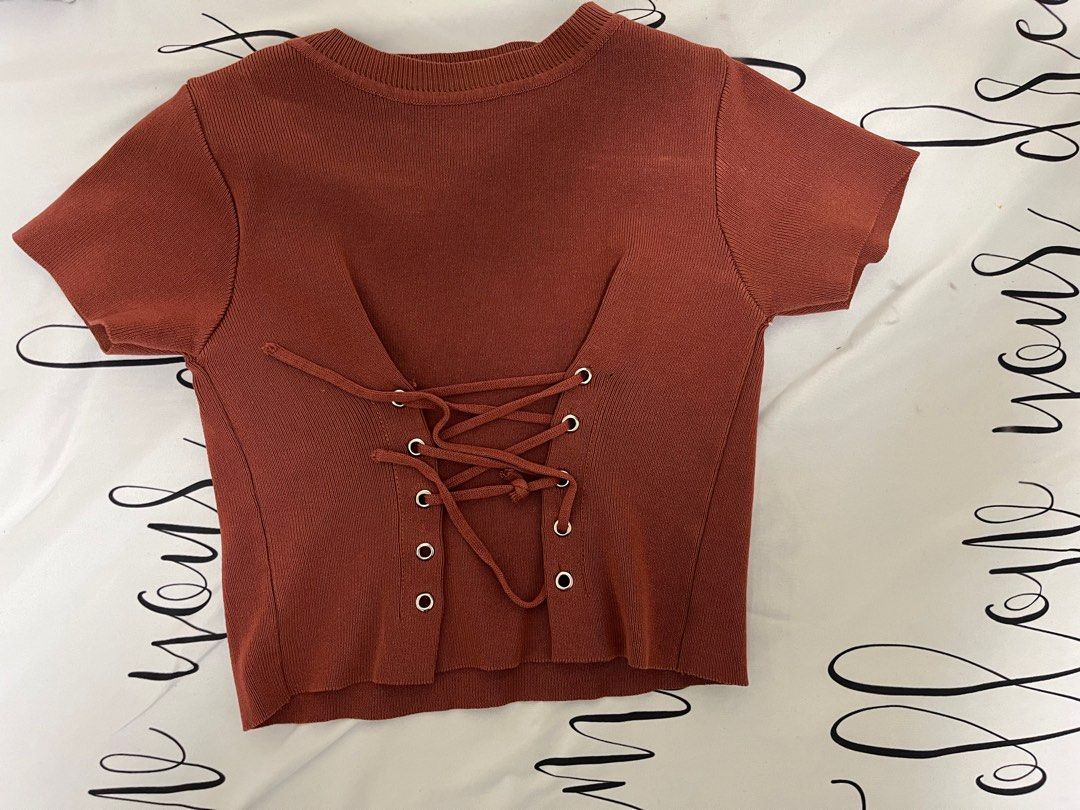 Cute maroon best sale tops