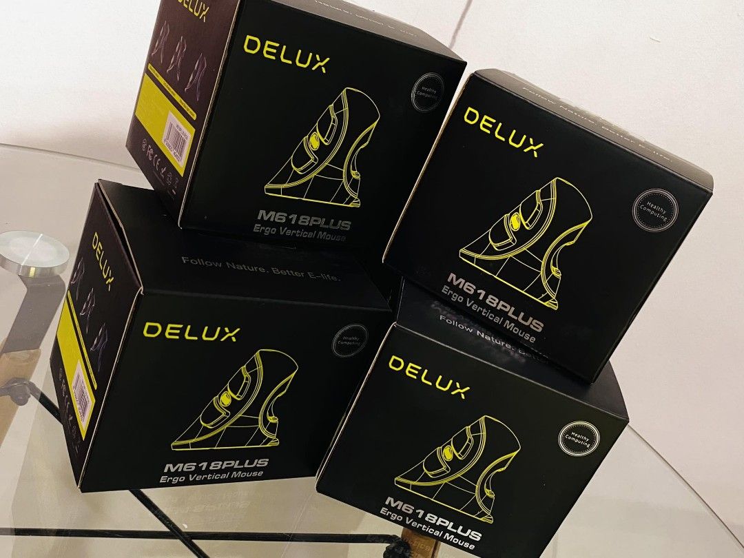 Delux M618 Plus Wired Vertical Mouse RGB Adjustable DPI | Palm Rest Black (Category: Mouse & Mousepads) located in Makati City. Submitted by techubstoreandaccessories (Listing ID 1277765076, Image 3). Description: Delux M618 Plus Wired Vertical Mouse RGB Adjustable DPI | Palm Rest Black Ready for Pick-Up / Same Day Delivery Via Lalamove‼️ DETAILS: ✅ Actual Picture Posted. ✅BRAND NEW, SEALED, & ORIGINAL. ✅7 Days Replacement for Factory Defects and