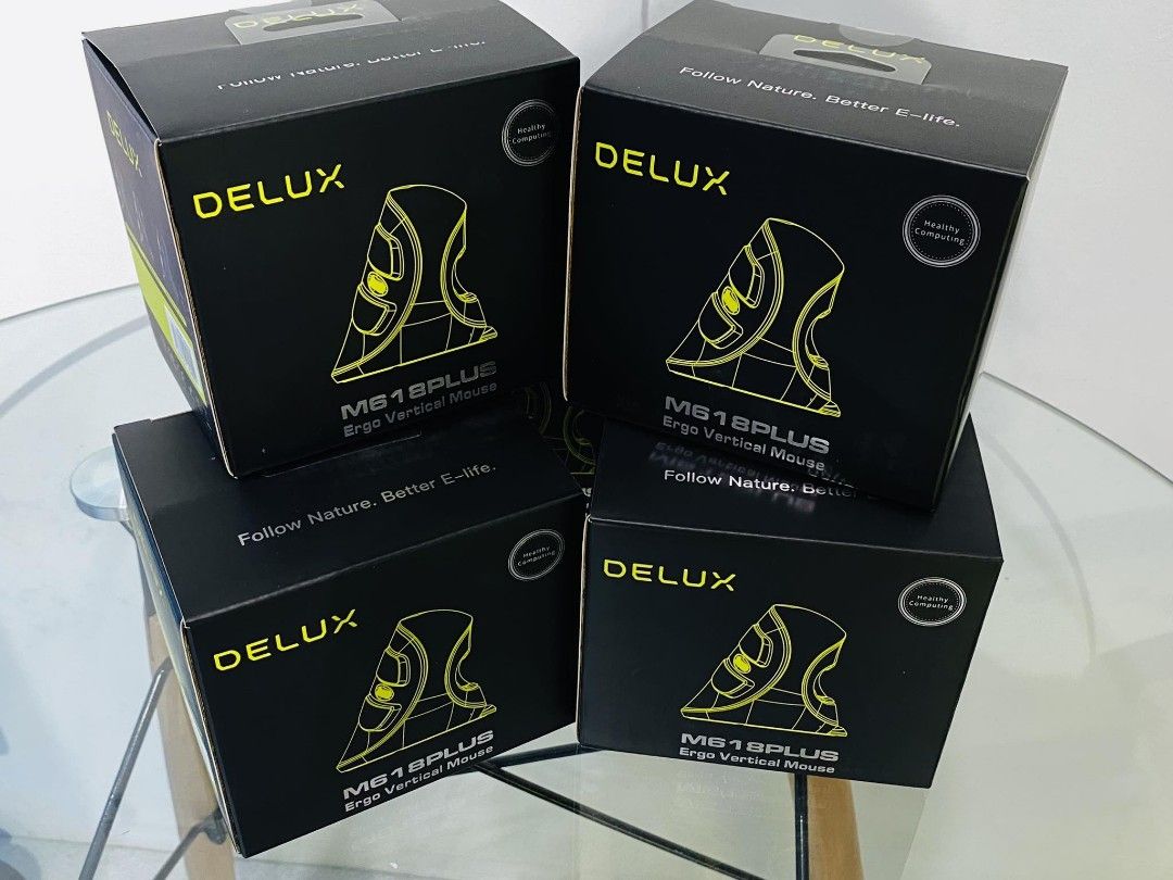 Delux M618 Plus Wired Vertical Mouse RGB Adjustable DPI | Palm Rest Black (Category: Mouse & Mousepads) located in Makati City. Submitted by techubstoreandaccessories (Listing ID 1277765076, Image 2). Description: Delux M618 Plus Wired Vertical Mouse RGB Adjustable DPI | Palm Rest Black Ready for Pick-Up / Same Day Delivery Via Lalamove‼️ DETAILS: ✅ Actual Picture Posted. ✅BRAND NEW, SEALED, & ORIGINAL. ✅7 Days Replacement for Factory Defects and