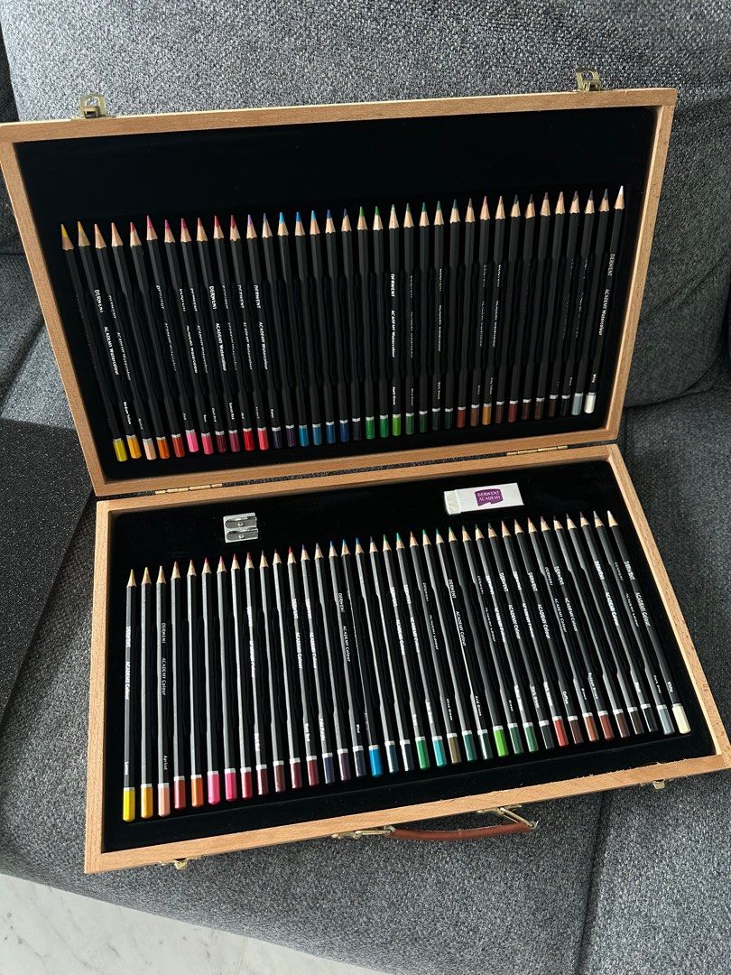 Derwent Academy Art Pencils Wooden Box Set
