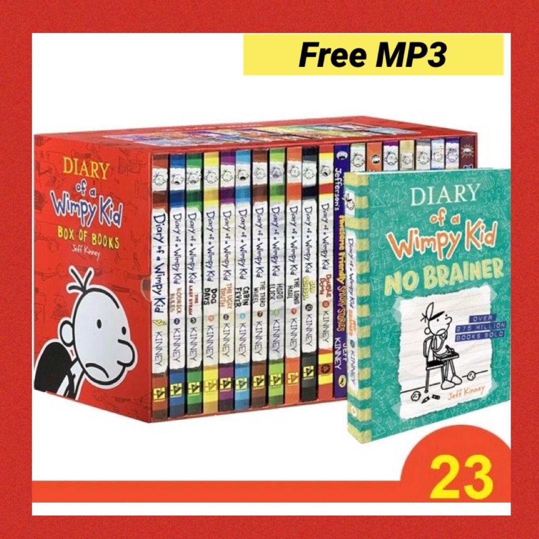 Diary of a Wimpy Kid (LATEST 23 books, with free MP3) kids zz 