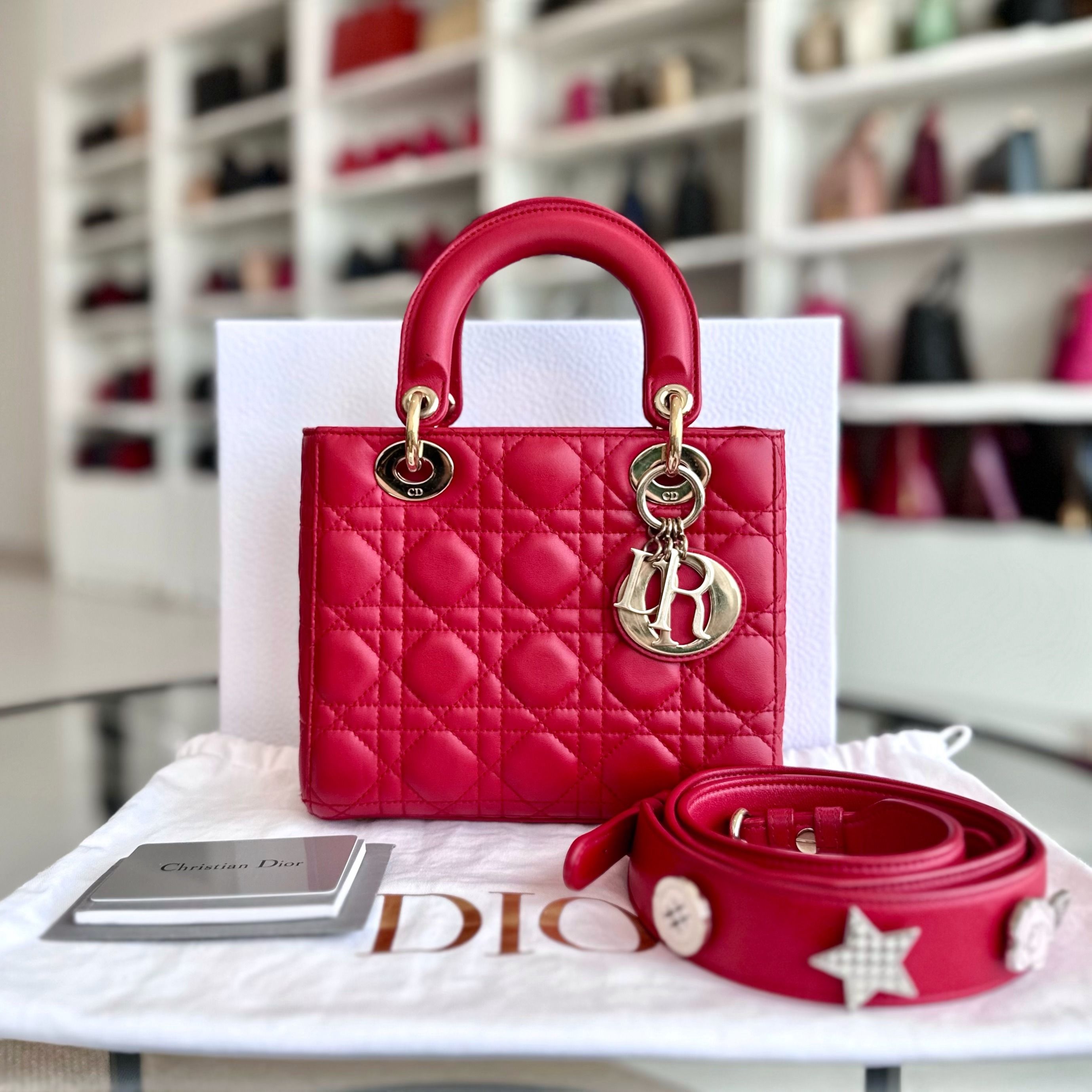 Lady dior bag discount charm