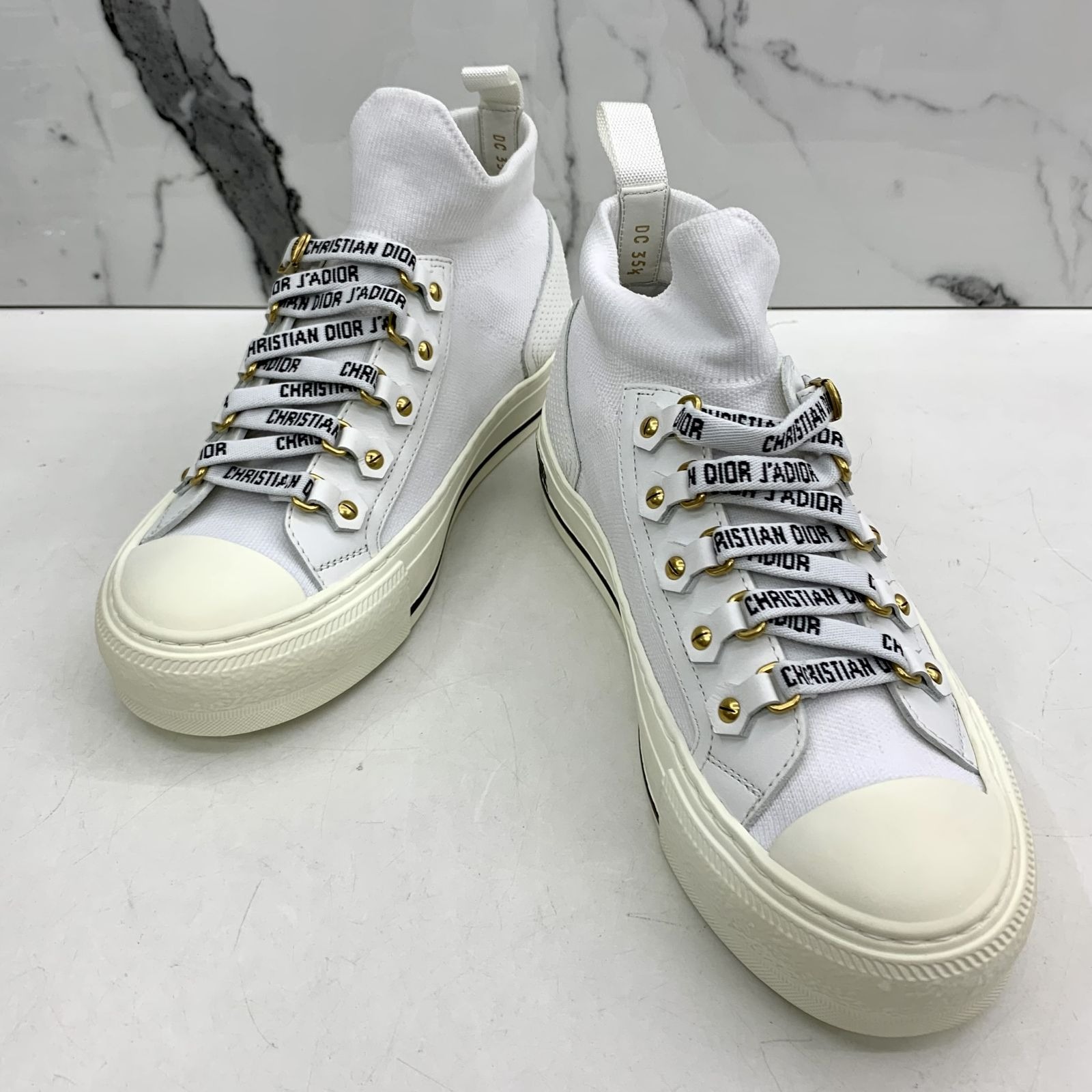 DIOR WALK N DIOR SOCK HIGH CUT SIZE 35.5 SNEAKRES 237045583 WE Luxury Sneakers Footwear on Carousell