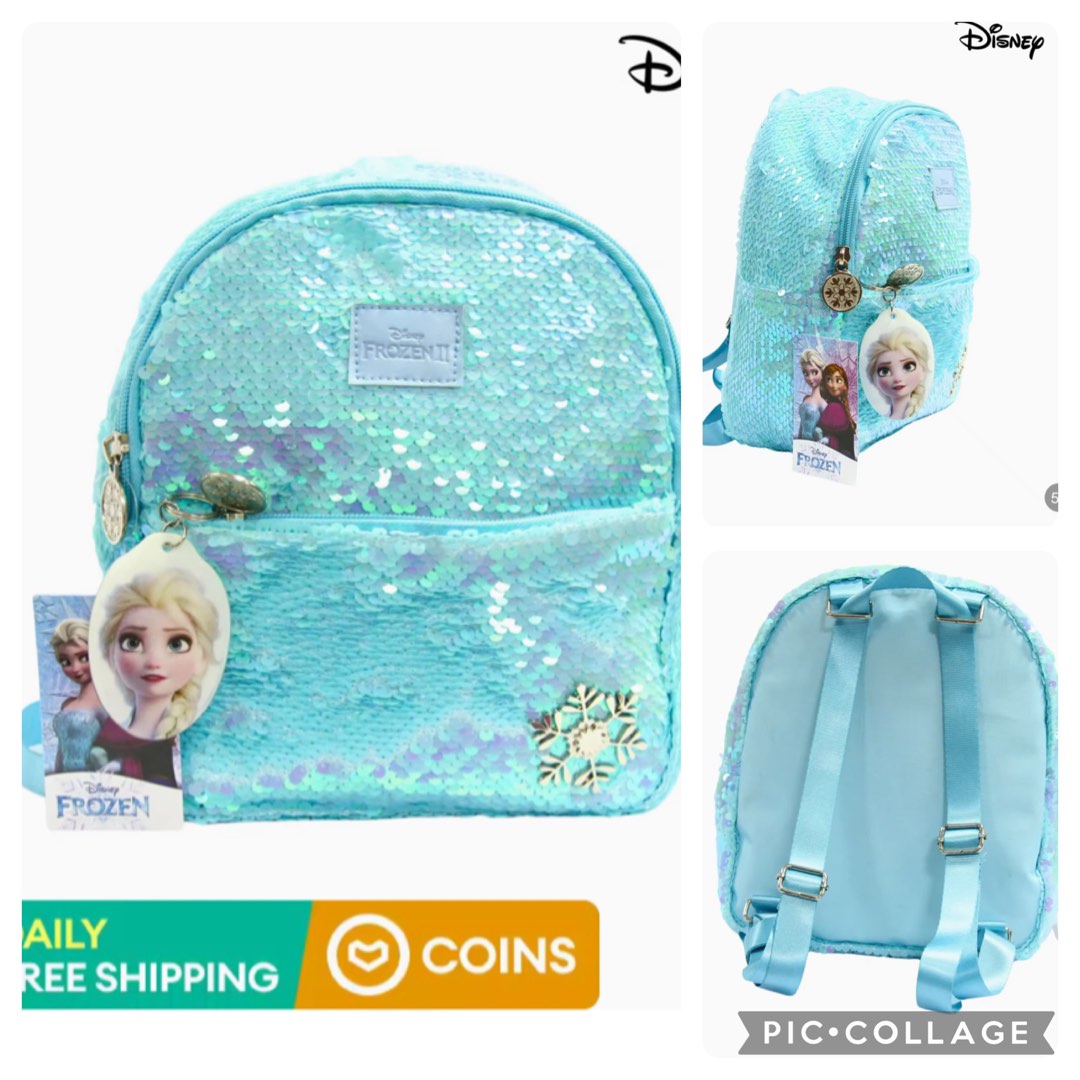 Frozen sequin store backpack