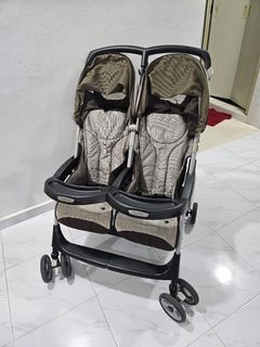 Used double stroller jogger top