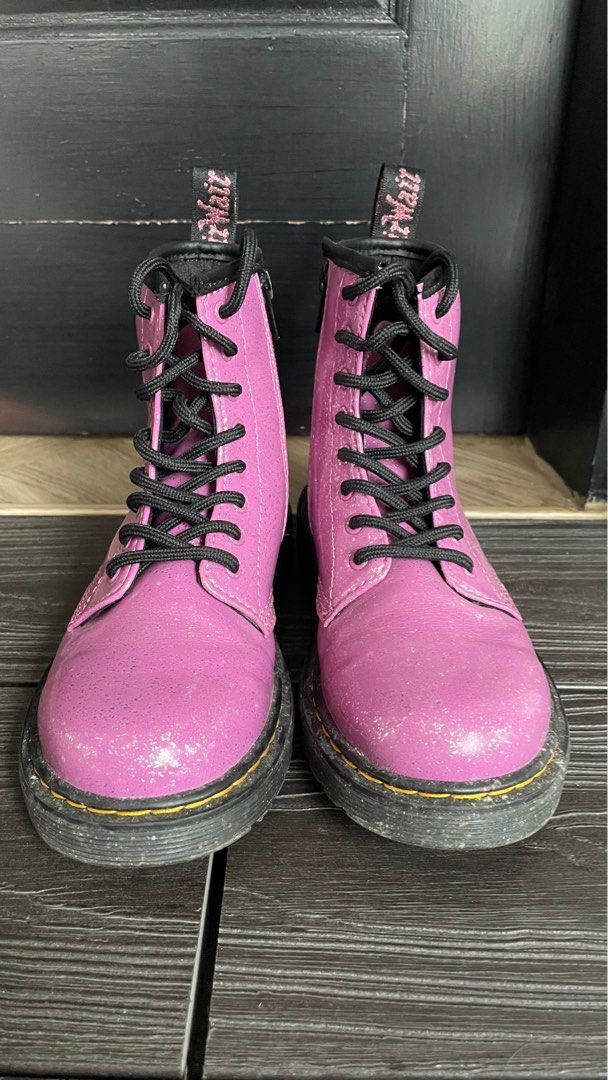 Dr.Martens Kids Pink Boots EU 33 Babies Kids Babies Kids