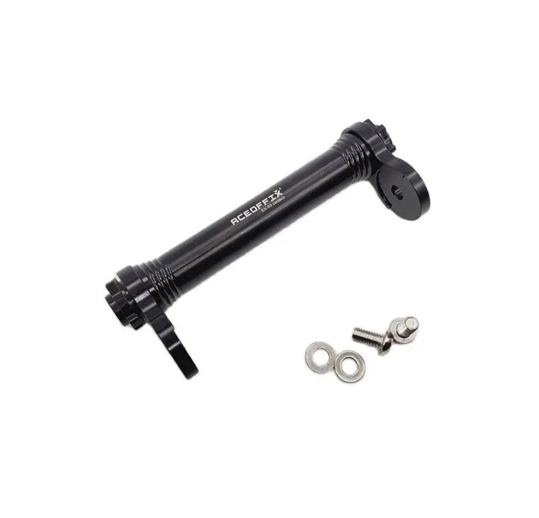 TWTOPSE Bike Easy Wheel Extension Rod For Brompton ACPT Line Folding Bicycle Rear Cargo Rack Titanium Bolt Easywheel Part Aceoffix I.302429414