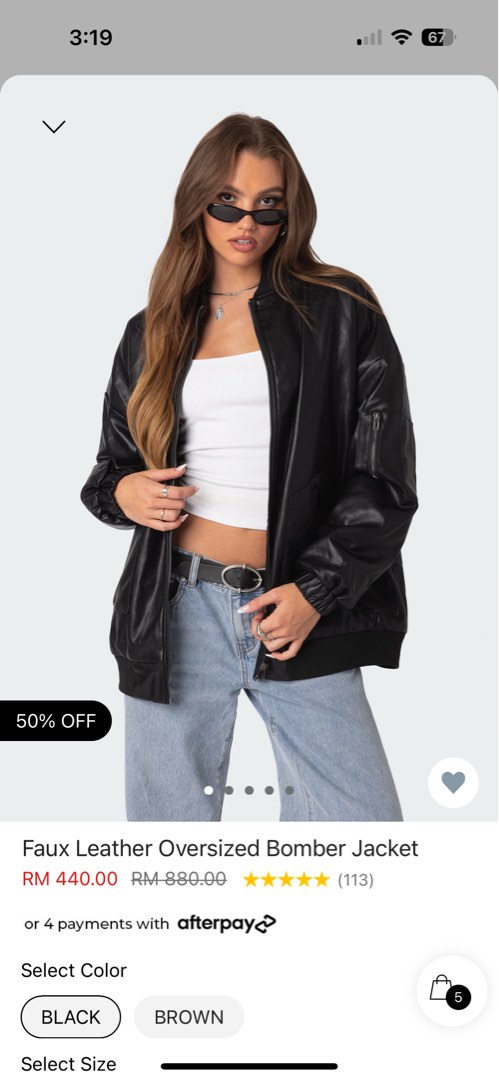edikted leather jacket Women s Fashion Coats Jackets and
