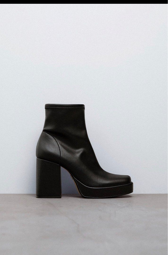 Elastic ankle deals boots