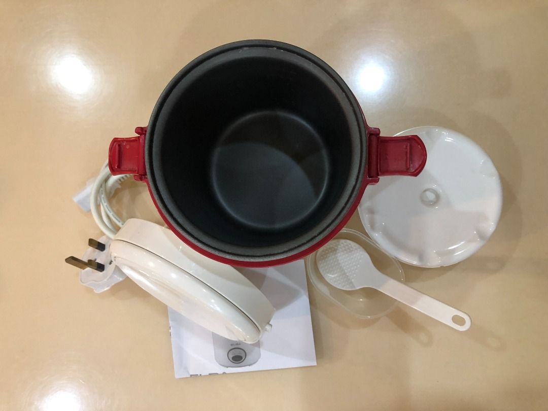 Elba Mini Rice Cooker Model ERCD1233(WH), TV & Home Appliances