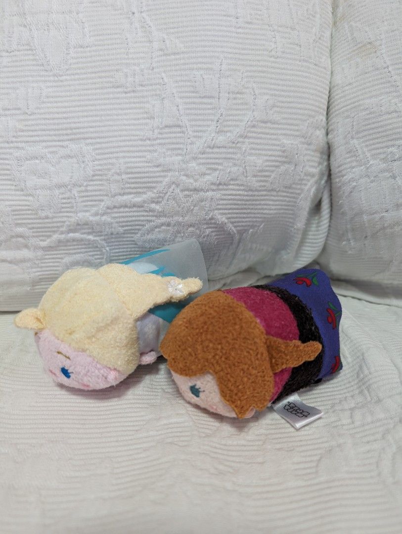 Elsa and Anna Frozen Tsum Tsum Plush