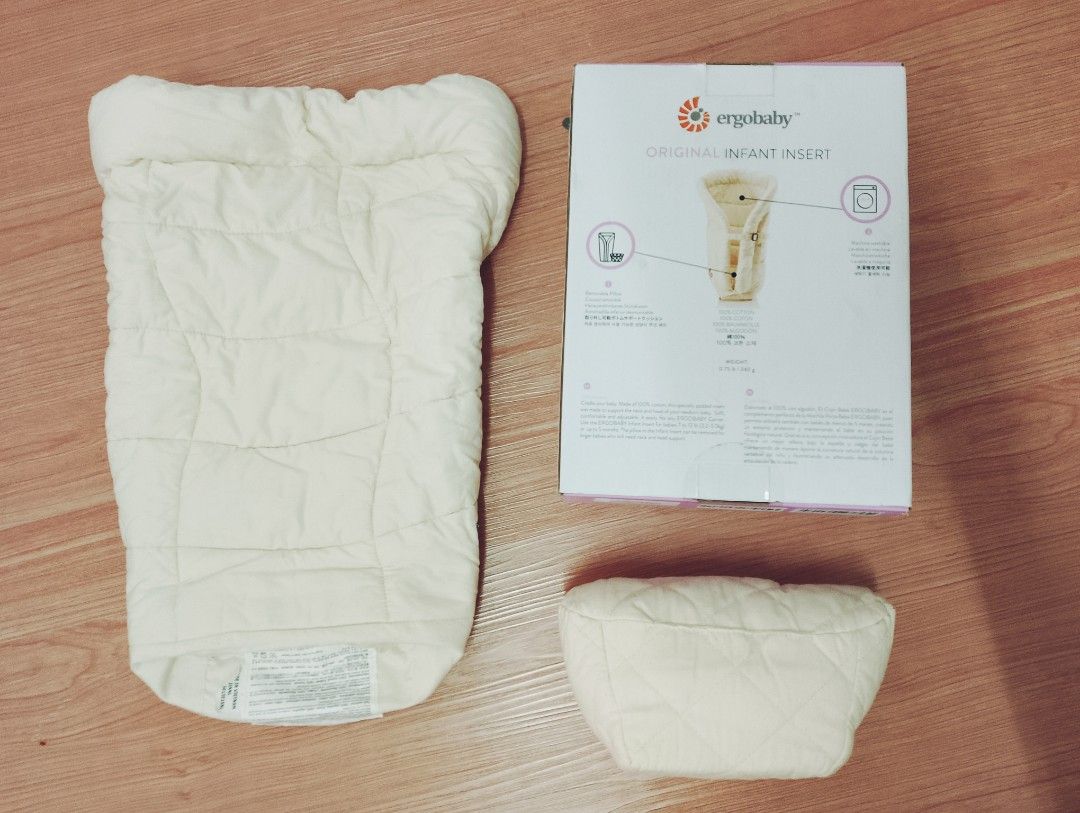 ERGOBABY Ergo Baby Carrier Original Infant Insert Cotton Natural