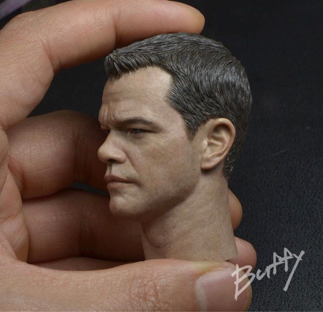 Extremely Rare Matt Damon - Jason Bourne 1/6 Headsculpt by Buffy