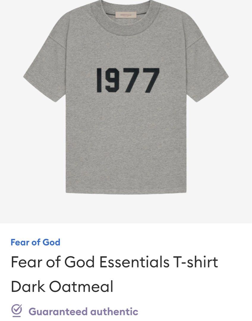 FEAR OF GOD ESSENTIALS 1977 Langarmshirt | Grau | DE
