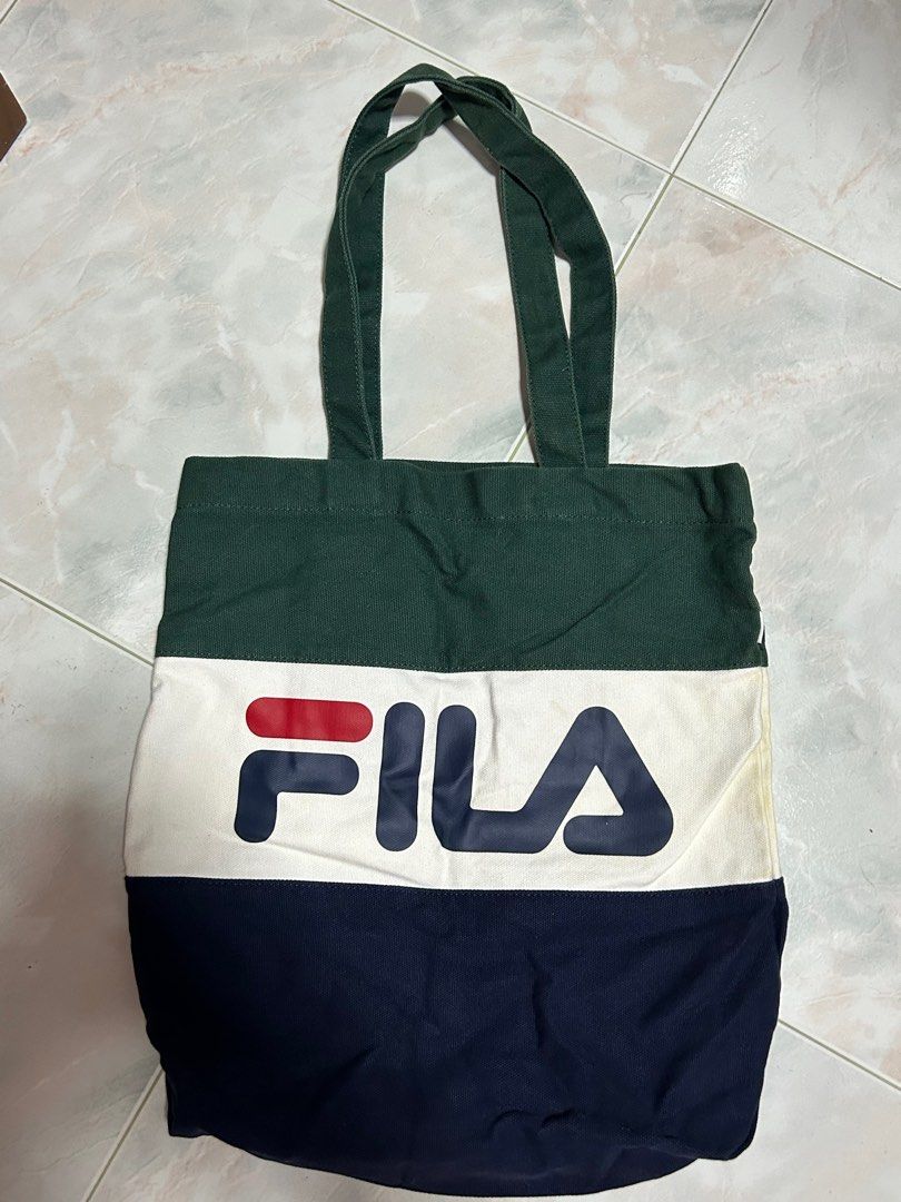 Fila tri colour discount tote bag