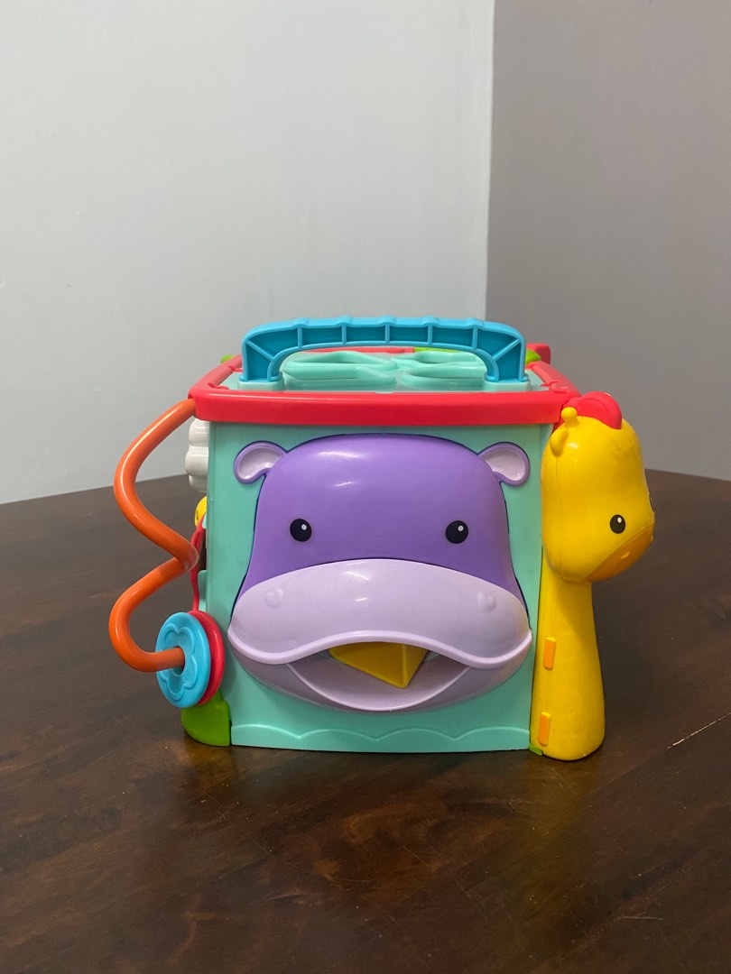 Fisher price play new arrivals and learn activity cube