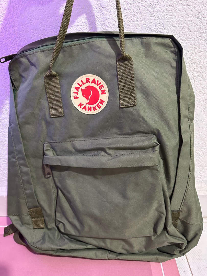 Fjallraven Kanken camo green Women s Fashion Bags Wallets