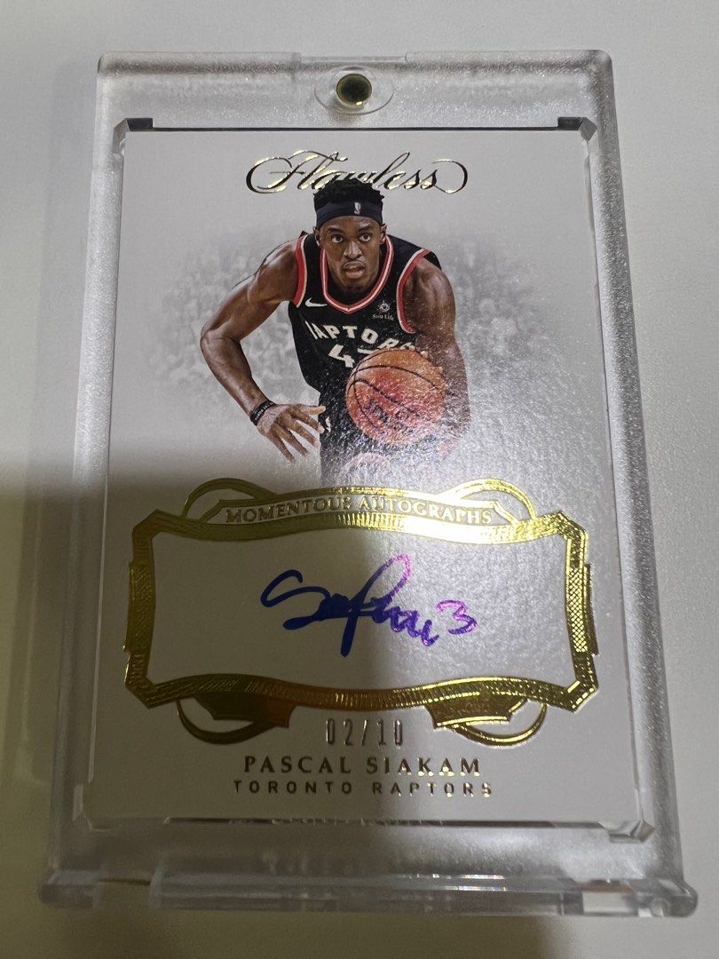 Flawless Pascal Siakam On Card Auto/10, 玩具收藏品, 偶像周邊, 其他