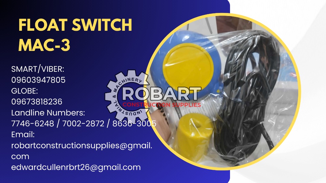float switch mac-3, Commercial & Industrial, Construction & Building ...
