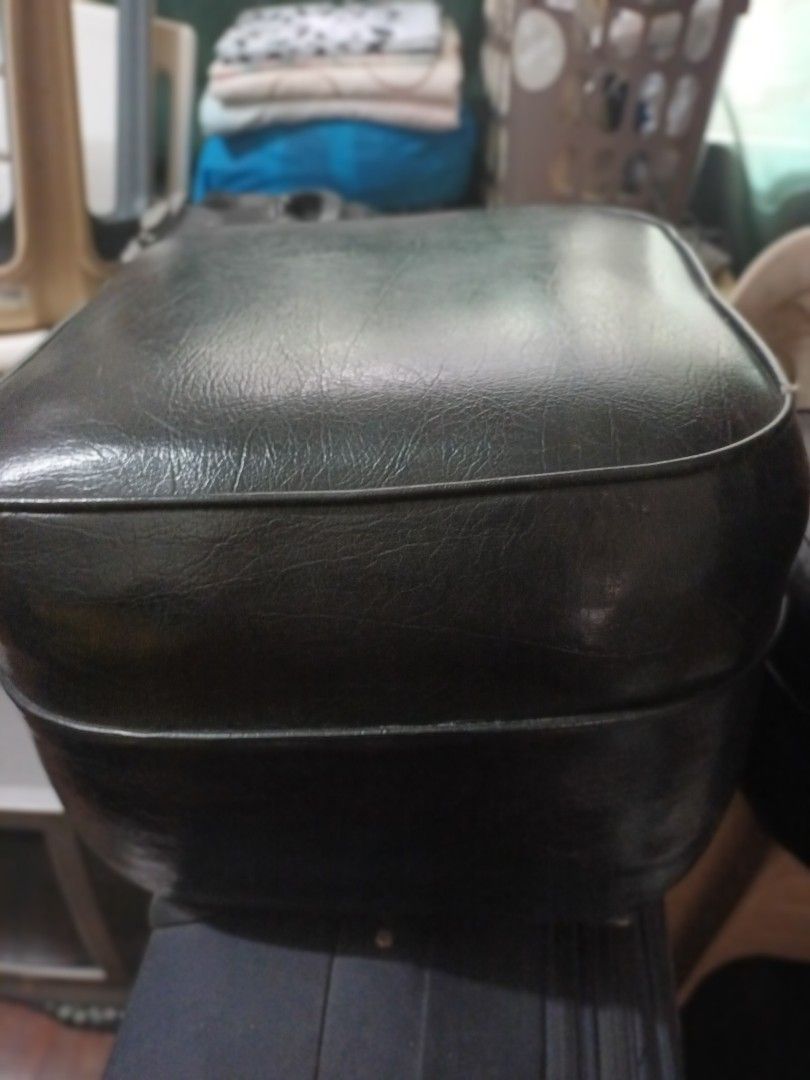 Foot Stool (Category: Sofas) located in Pasig City. Submitted by rubyspick (Listing ID 1277760035, Image 2). Description: 2 pcs foot stool, leather upholstered. lightly used.