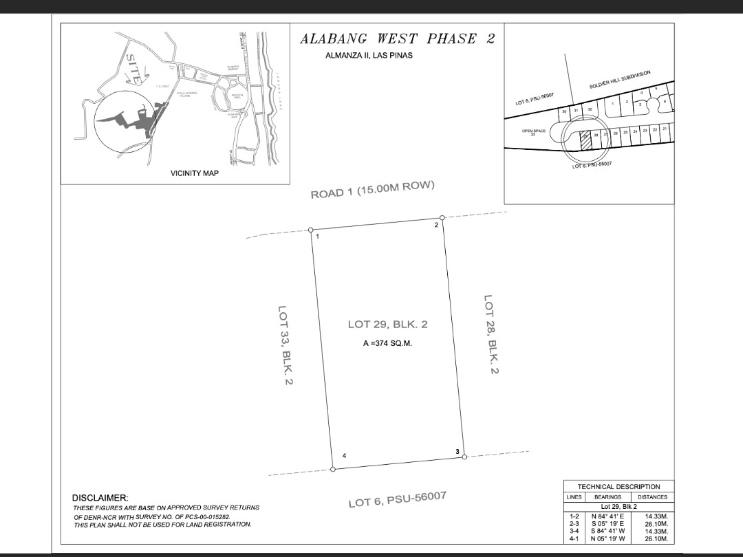 For Sale Alabang West Residential Lot Backing Golf Course Along Daang